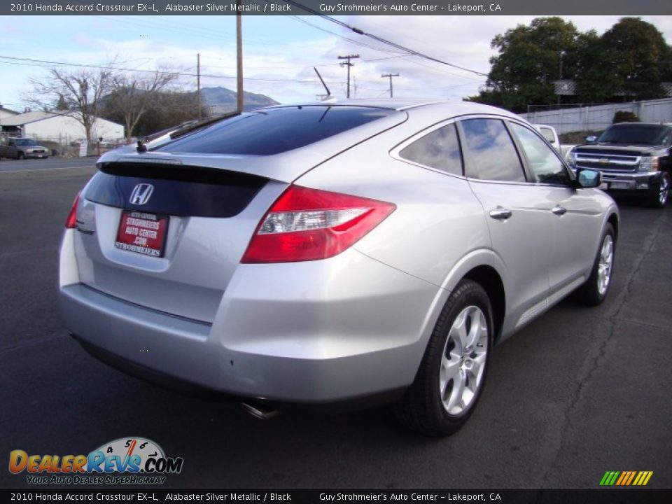 2010 Honda Accord Crosstour EX-L Alabaster Silver Metallic / Black Photo #6