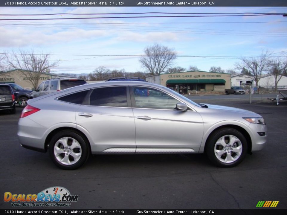 2010 Honda Accord Crosstour EX-L Alabaster Silver Metallic / Black Photo #7