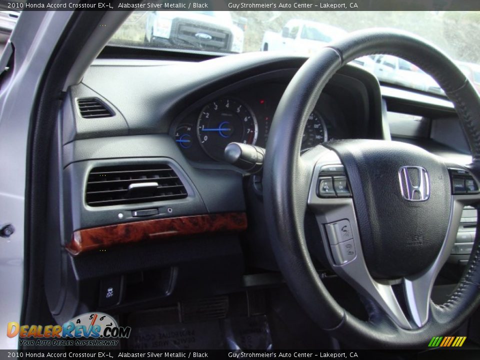2010 Honda Accord Crosstour EX-L Alabaster Silver Metallic / Black Photo #10