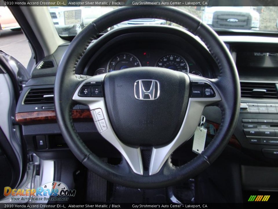 2010 Honda Accord Crosstour EX-L Alabaster Silver Metallic / Black Photo #12