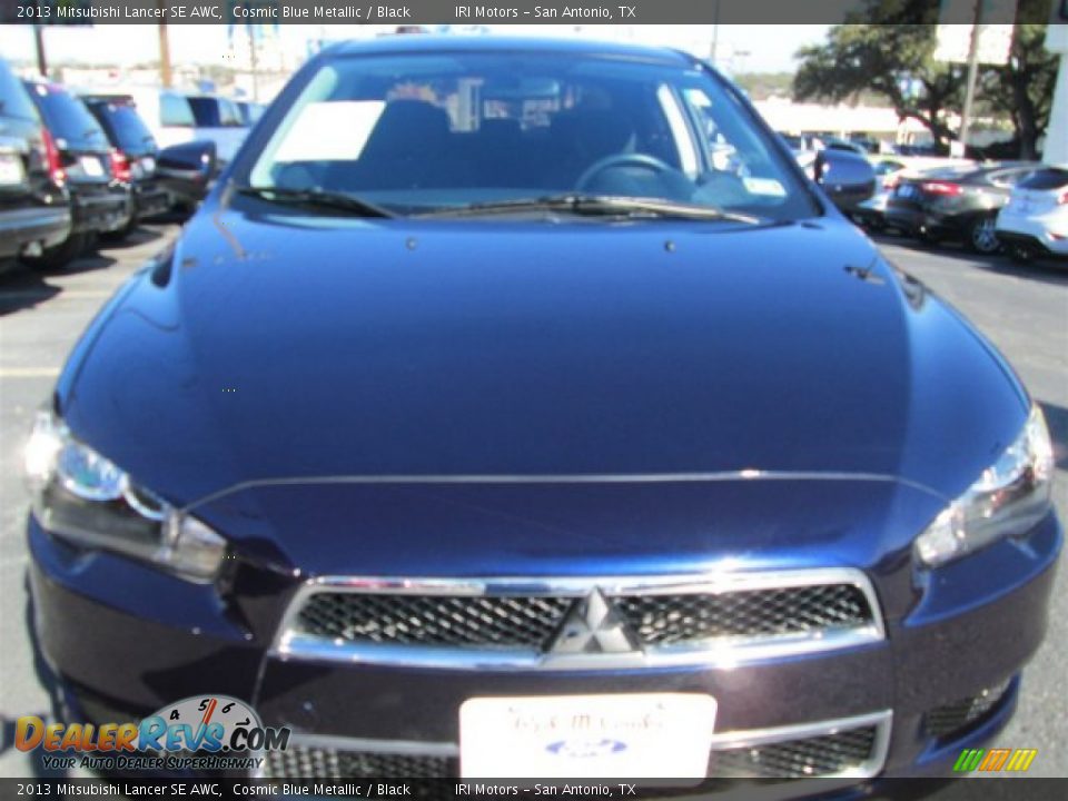 2013 Mitsubishi Lancer SE AWC Cosmic Blue Metallic / Black Photo #2