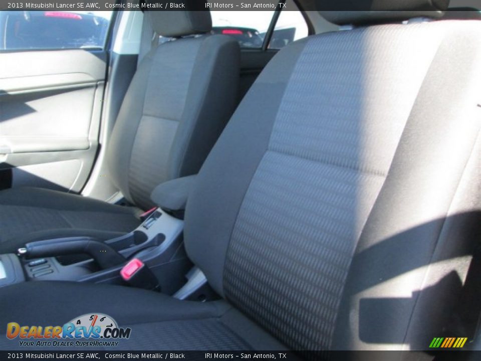 2013 Mitsubishi Lancer SE AWC Cosmic Blue Metallic / Black Photo #9