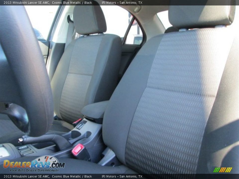 2013 Mitsubishi Lancer SE AWC Cosmic Blue Metallic / Black Photo #10
