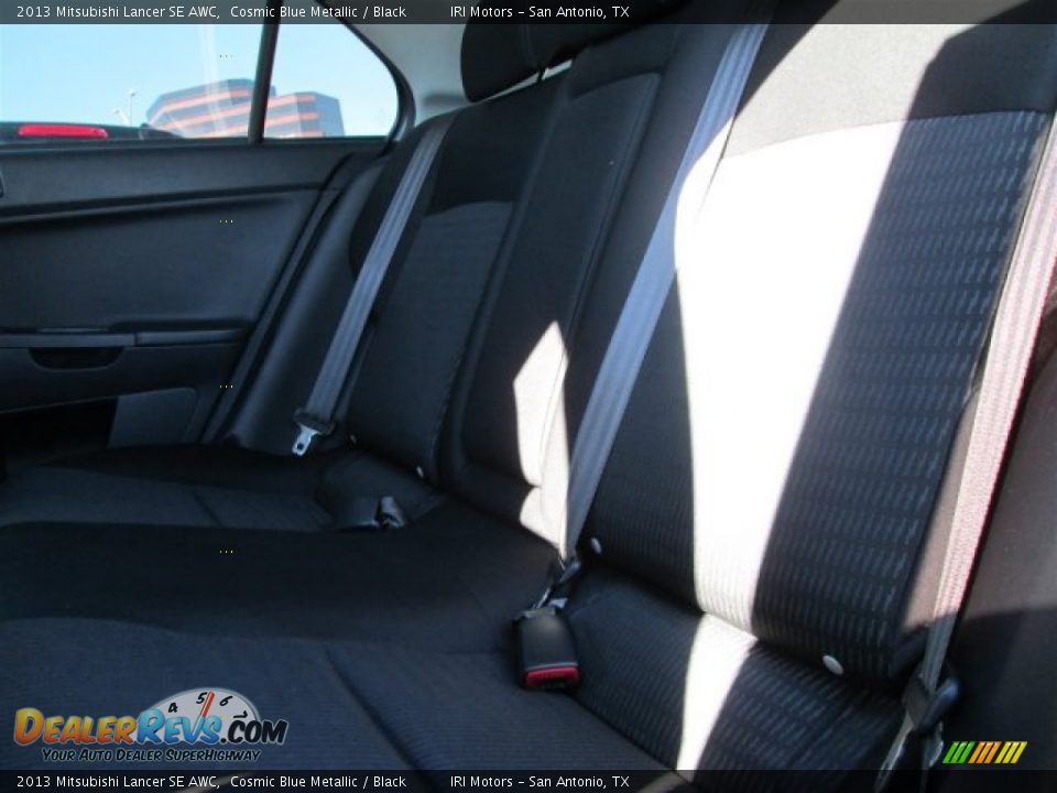 2013 Mitsubishi Lancer SE AWC Cosmic Blue Metallic / Black Photo #11