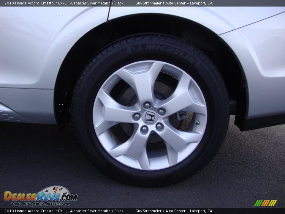 2010 Honda Accord Crosstour EX-L Alabaster Silver Metallic / Black Photo #25
