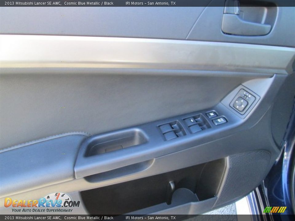 2013 Mitsubishi Lancer SE AWC Cosmic Blue Metallic / Black Photo #15