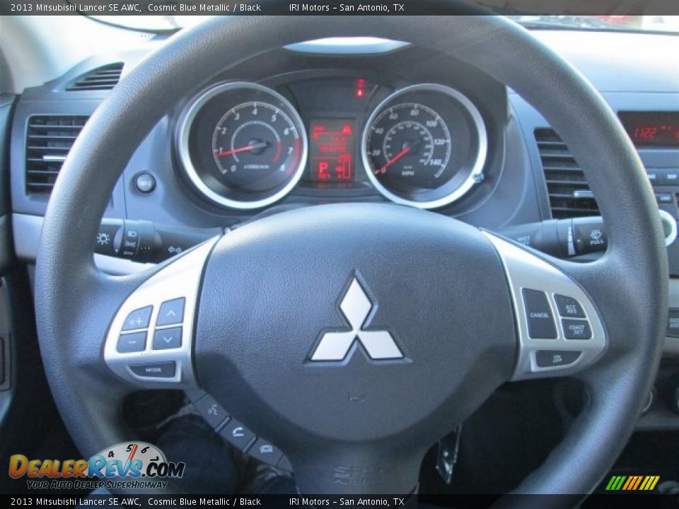2013 Mitsubishi Lancer SE AWC Cosmic Blue Metallic / Black Photo #19