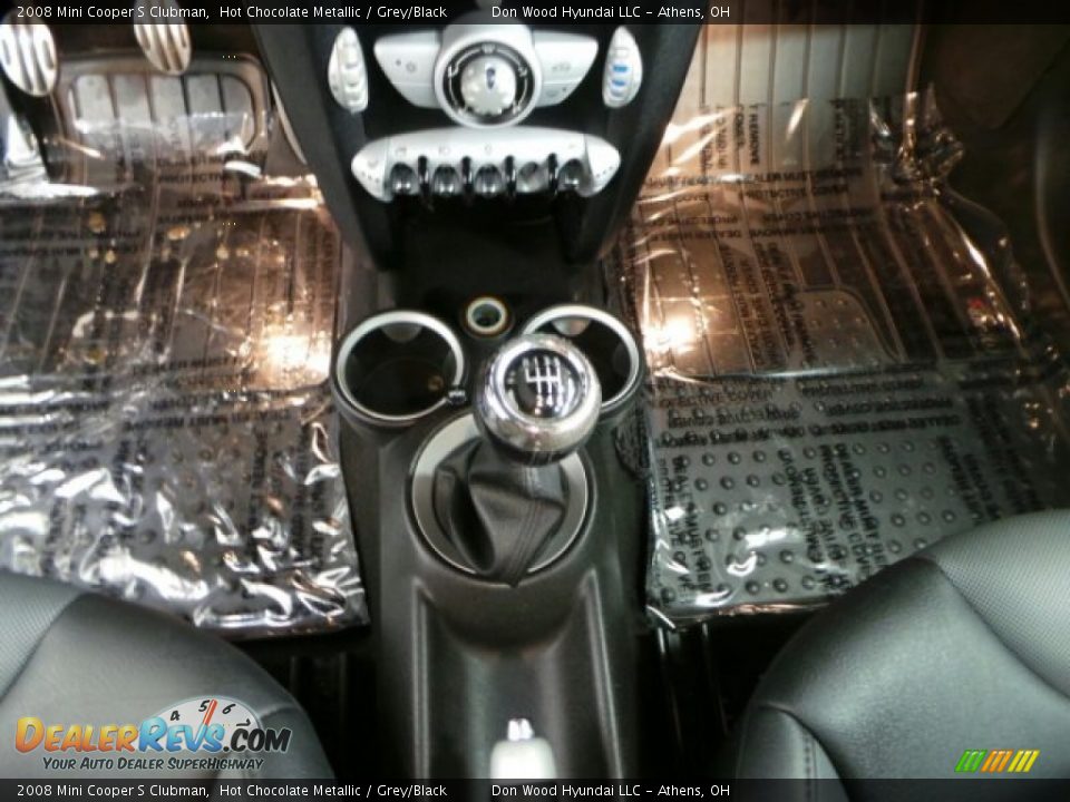 2008 Mini Cooper S Clubman Hot Chocolate Metallic / Grey/Black Photo #22