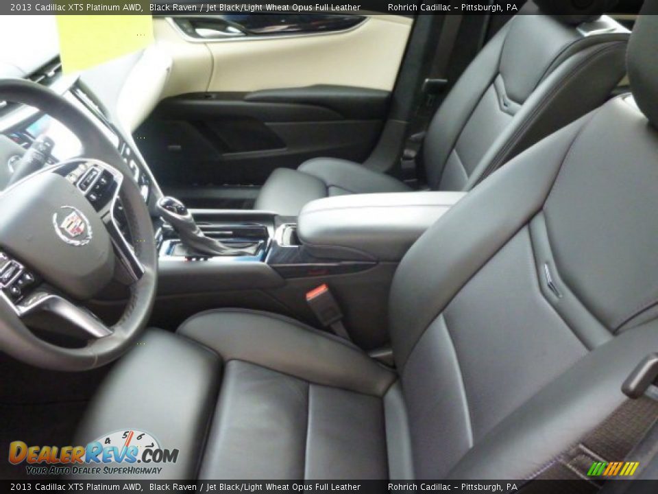 2013 Cadillac XTS Platinum AWD Black Raven / Jet Black/Light Wheat Opus Full Leather Photo #4
