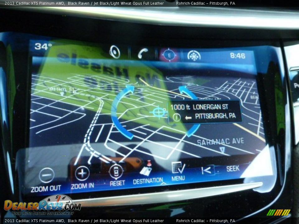 2013 Cadillac XTS Platinum AWD Black Raven / Jet Black/Light Wheat Opus Full Leather Photo #7