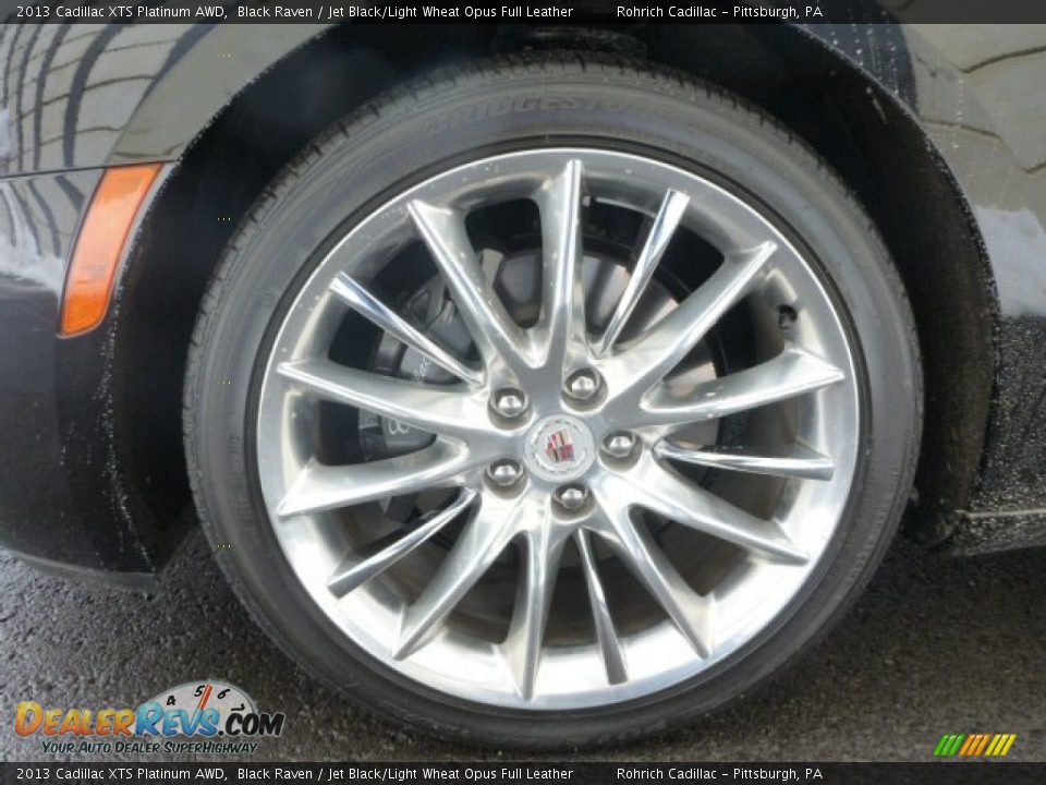 2013 Cadillac XTS Platinum AWD Black Raven / Jet Black/Light Wheat Opus Full Leather Photo #8