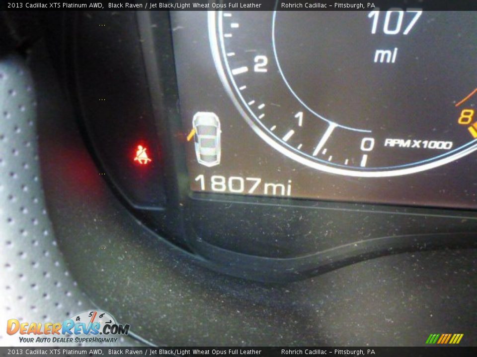 2013 Cadillac XTS Platinum AWD Black Raven / Jet Black/Light Wheat Opus Full Leather Photo #9