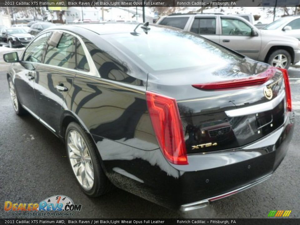 2013 Cadillac XTS Platinum AWD Black Raven / Jet Black/Light Wheat Opus Full Leather Photo #10