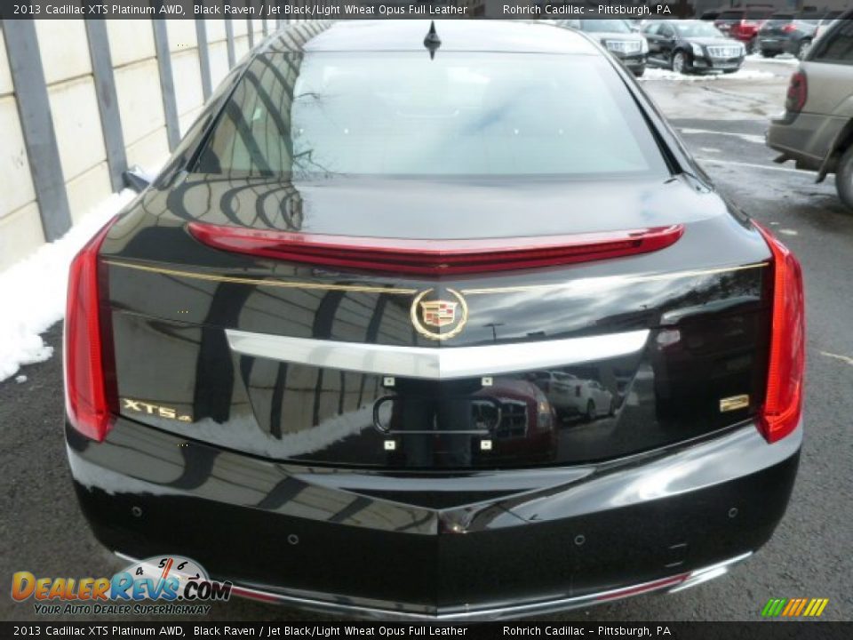 2013 Cadillac XTS Platinum AWD Black Raven / Jet Black/Light Wheat Opus Full Leather Photo #11