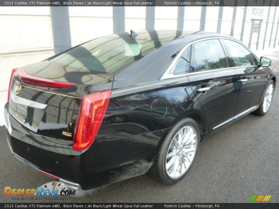 2013 Cadillac XTS Platinum AWD Black Raven / Jet Black/Light Wheat Opus Full Leather Photo #12