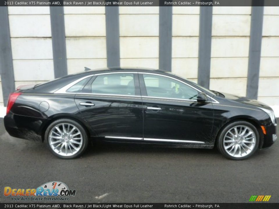 2013 Cadillac XTS Platinum AWD Black Raven / Jet Black/Light Wheat Opus Full Leather Photo #13