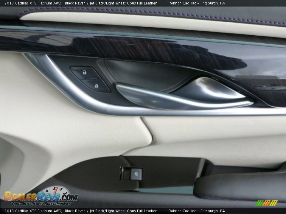 2013 Cadillac XTS Platinum AWD Black Raven / Jet Black/Light Wheat Opus Full Leather Photo #14