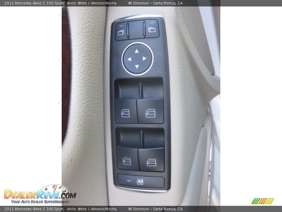 2011 Mercedes-Benz C 300 Sport Arctic White / Almond/Mocha Photo #8