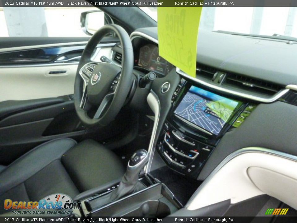 2013 Cadillac XTS Platinum AWD Black Raven / Jet Black/Light Wheat Opus Full Leather Photo #15