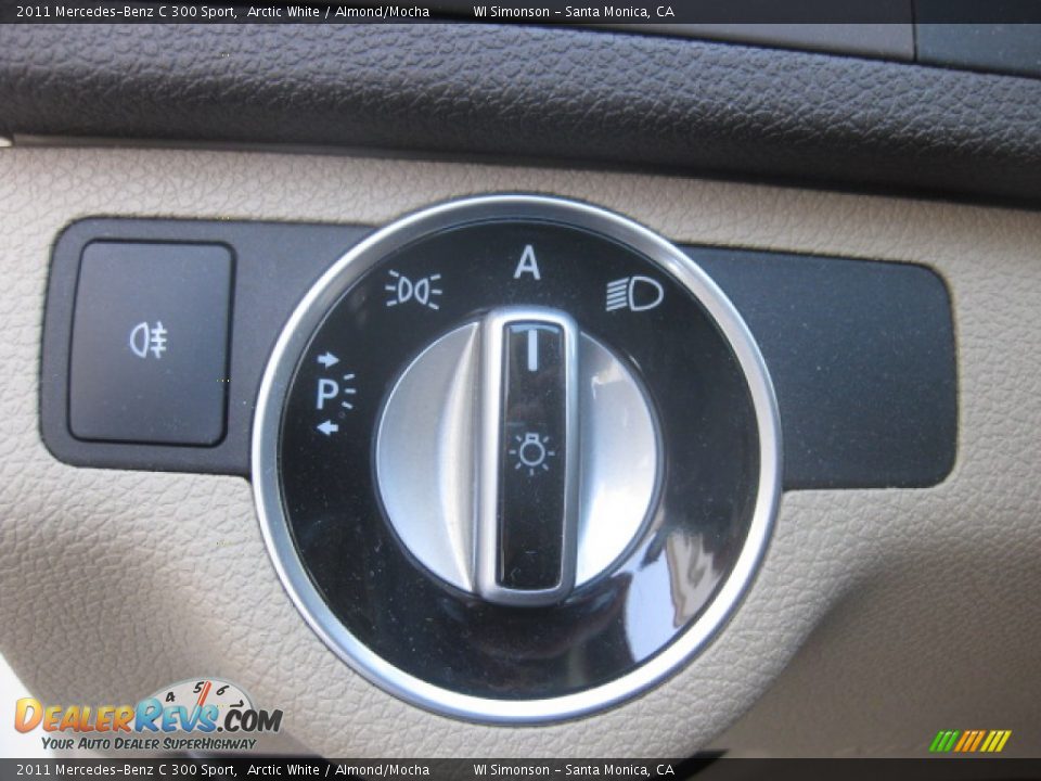 2011 Mercedes-Benz C 300 Sport Arctic White / Almond/Mocha Photo #9