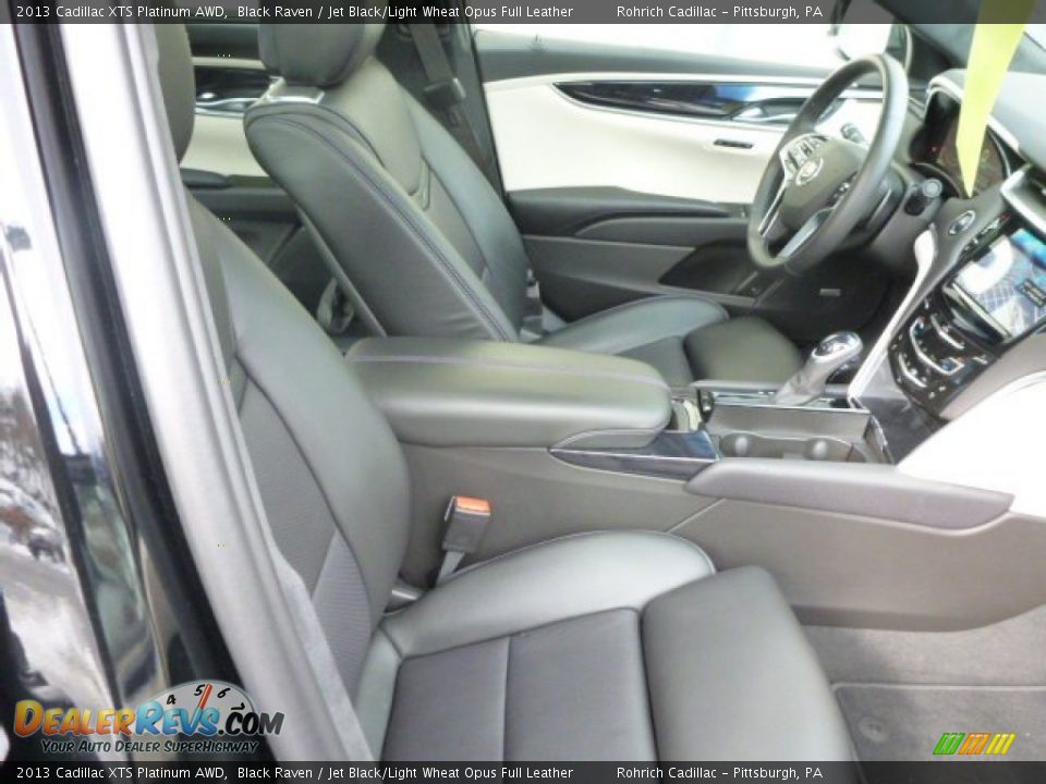 2013 Cadillac XTS Platinum AWD Black Raven / Jet Black/Light Wheat Opus Full Leather Photo #16