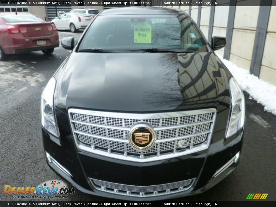 2013 Cadillac XTS Platinum AWD Black Raven / Jet Black/Light Wheat Opus Full Leather Photo #18