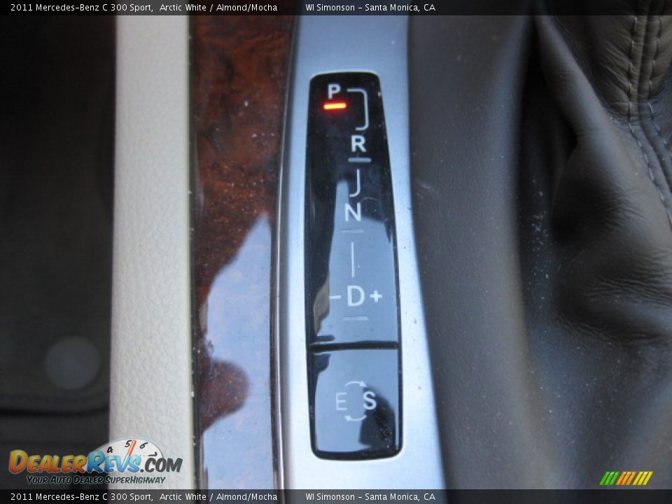 2011 Mercedes-Benz C 300 Sport Arctic White / Almond/Mocha Photo #12