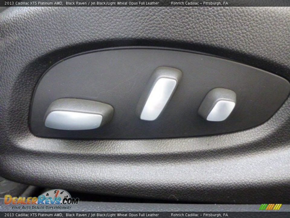 2013 Cadillac XTS Platinum AWD Black Raven / Jet Black/Light Wheat Opus Full Leather Photo #19