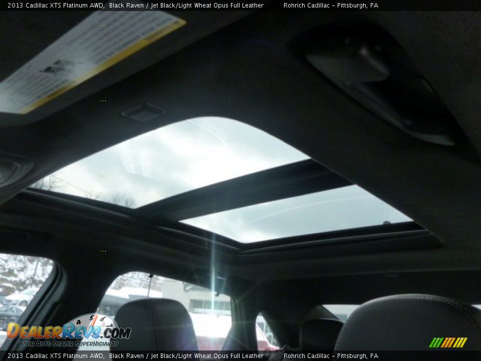 2013 Cadillac XTS Platinum AWD Black Raven / Jet Black/Light Wheat Opus Full Leather Photo #20