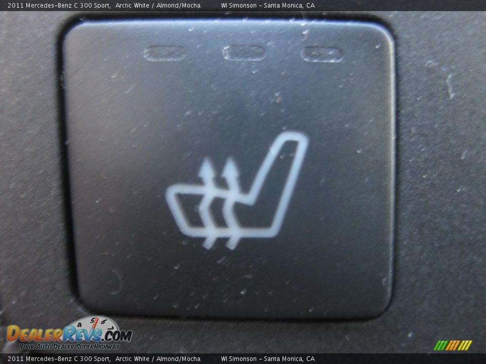 2011 Mercedes-Benz C 300 Sport Arctic White / Almond/Mocha Photo #15
