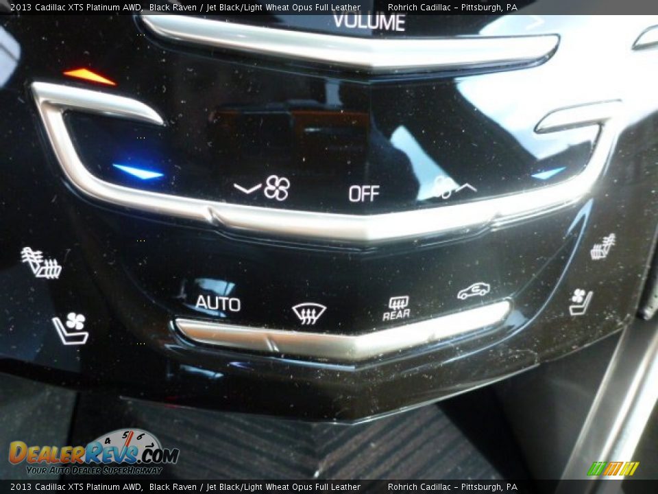 2013 Cadillac XTS Platinum AWD Black Raven / Jet Black/Light Wheat Opus Full Leather Photo #24