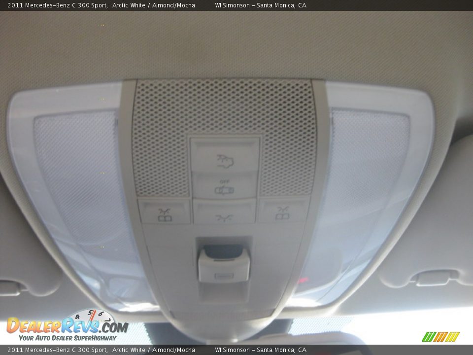 2011 Mercedes-Benz C 300 Sport Arctic White / Almond/Mocha Photo #18