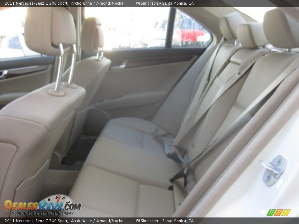2011 Mercedes-Benz C 300 Sport Arctic White / Almond/Mocha Photo #20