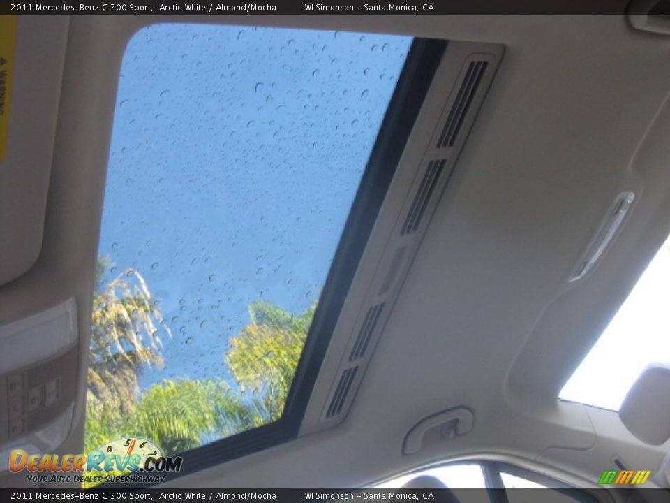 2011 Mercedes-Benz C 300 Sport Arctic White / Almond/Mocha Photo #22