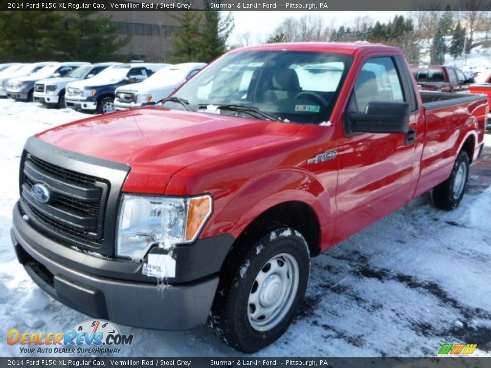 Front 3/4 View of 2014 Ford F150 XL Regular Cab Photo #5