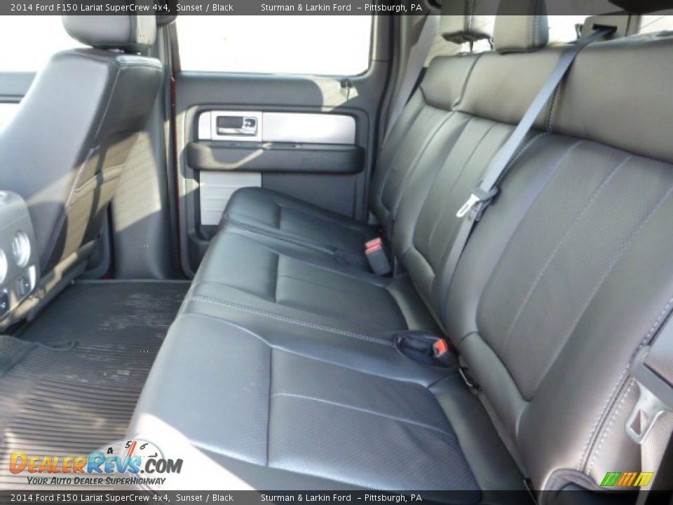 Rear Seat of 2014 Ford F150 Lariat SuperCrew 4x4 Photo #9
