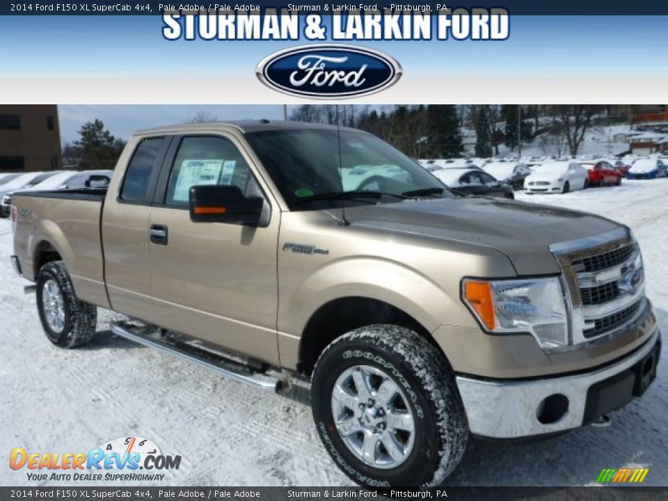 2014 Ford F150 XL SuperCab 4x4 Pale Adobe / Pale Adobe Photo #1