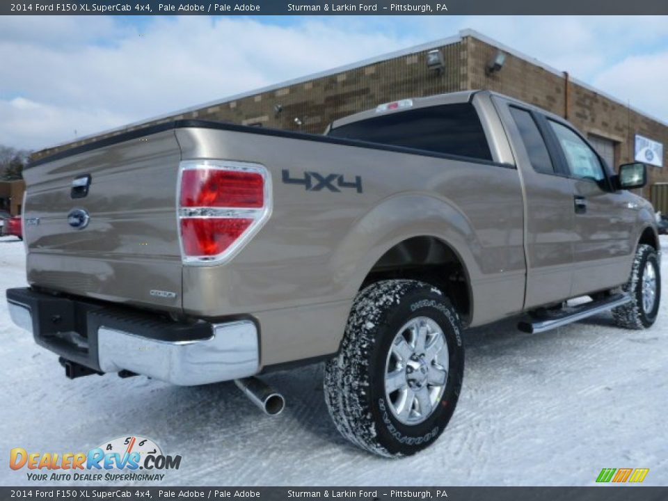 2014 Ford F150 XL SuperCab 4x4 Pale Adobe / Pale Adobe Photo #2