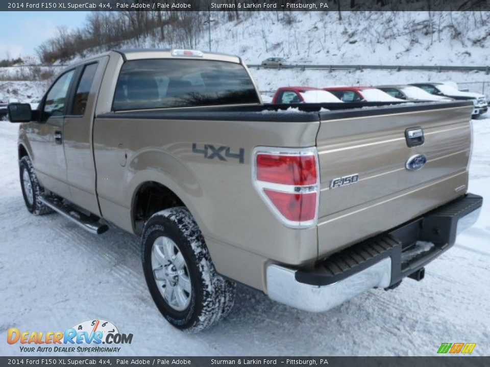 2014 Ford F150 XL SuperCab 4x4 Pale Adobe / Pale Adobe Photo #5