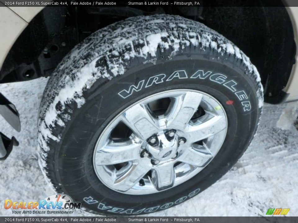 2014 Ford F150 XL SuperCab 4x4 Pale Adobe / Pale Adobe Photo #8