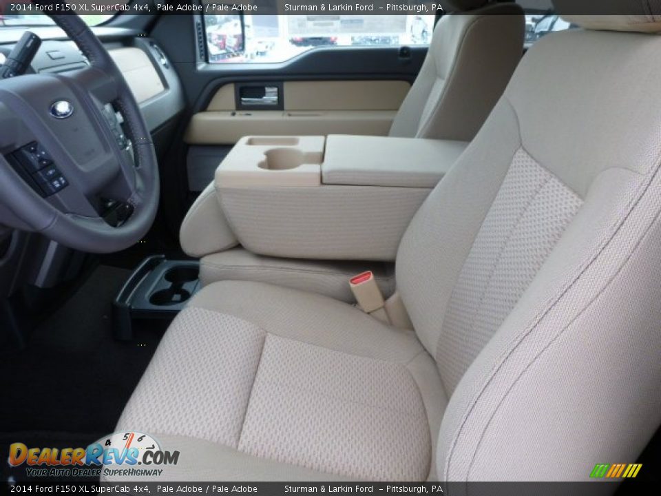 2014 Ford F150 XL SuperCab 4x4 Pale Adobe / Pale Adobe Photo #9