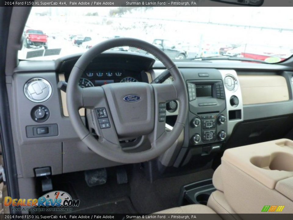 2014 Ford F150 XL SuperCab 4x4 Pale Adobe / Pale Adobe Photo #11