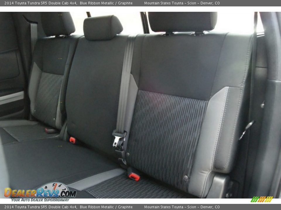 2014 Toyota Tundra SR5 Double Cab 4x4 Blue Ribbon Metallic / Graphite Photo #7
