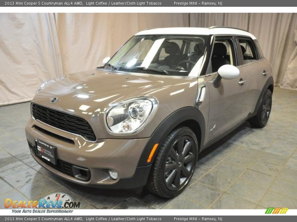 2013 Mini Cooper S Countryman ALL4 AWD Light Coffee / Leather/Cloth Light Tobacco Photo #1