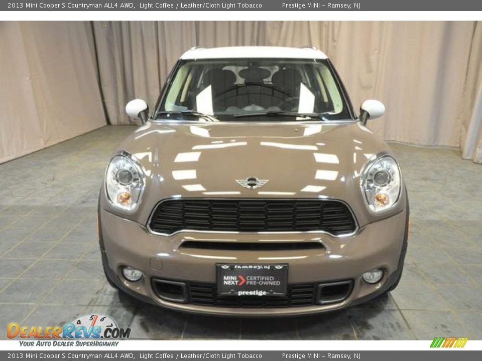 2013 Mini Cooper S Countryman ALL4 AWD Light Coffee / Leather/Cloth Light Tobacco Photo #3