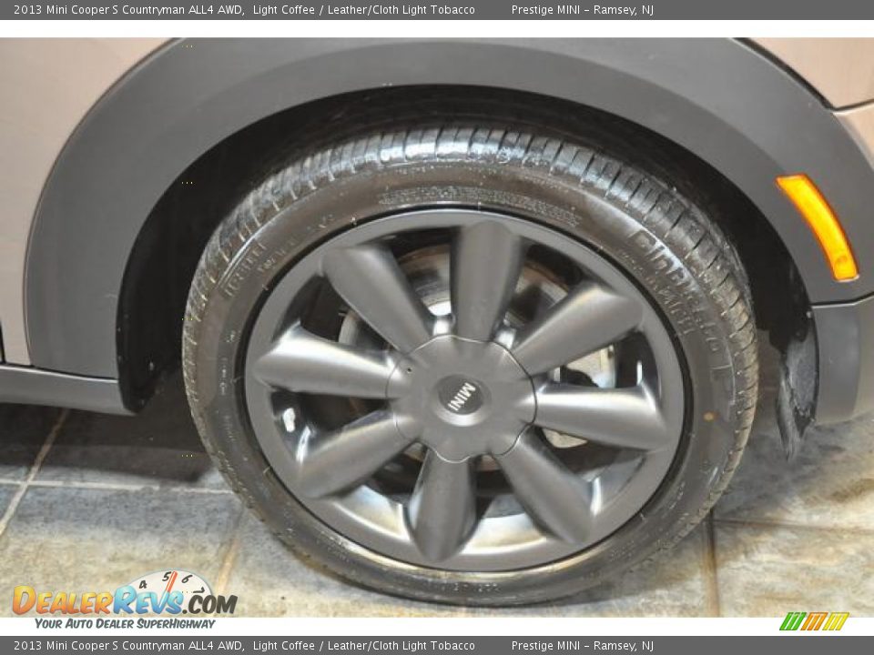 2013 Mini Cooper S Countryman ALL4 AWD Light Coffee / Leather/Cloth Light Tobacco Photo #5