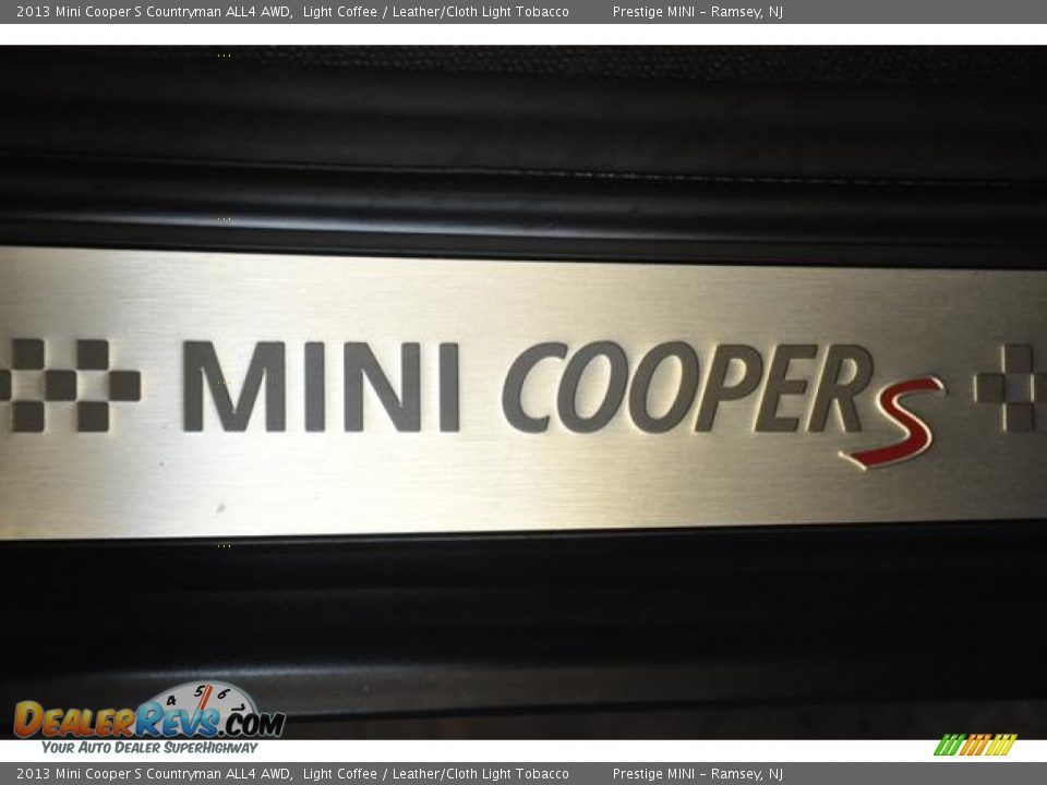 2013 Mini Cooper S Countryman ALL4 AWD Light Coffee / Leather/Cloth Light Tobacco Photo #9