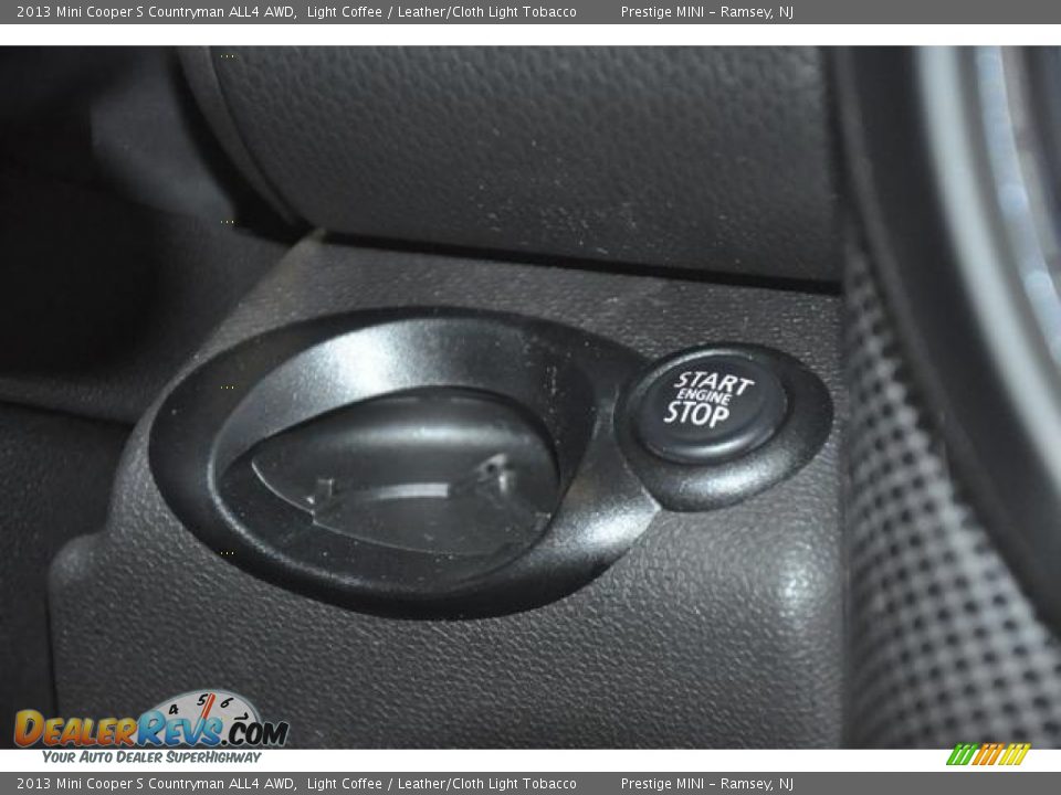 2013 Mini Cooper S Countryman ALL4 AWD Light Coffee / Leather/Cloth Light Tobacco Photo #10