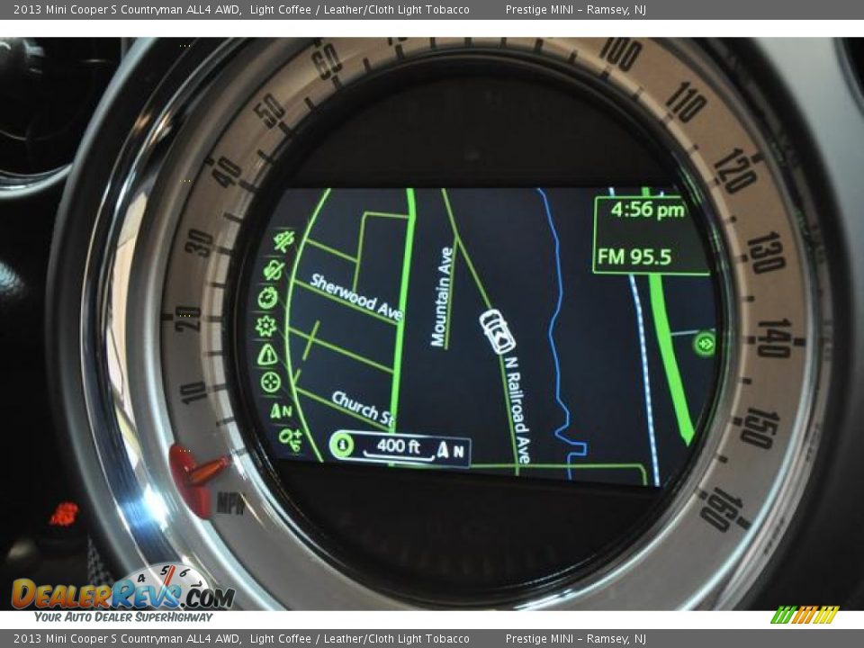 2013 Mini Cooper S Countryman ALL4 AWD Light Coffee / Leather/Cloth Light Tobacco Photo #11