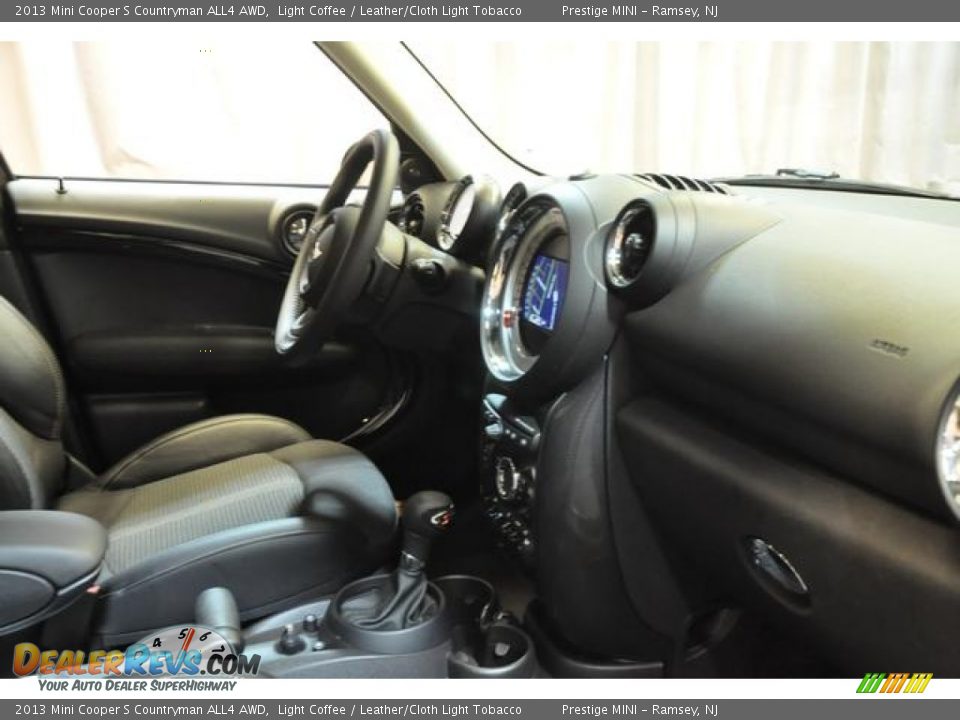 2013 Mini Cooper S Countryman ALL4 AWD Light Coffee / Leather/Cloth Light Tobacco Photo #12